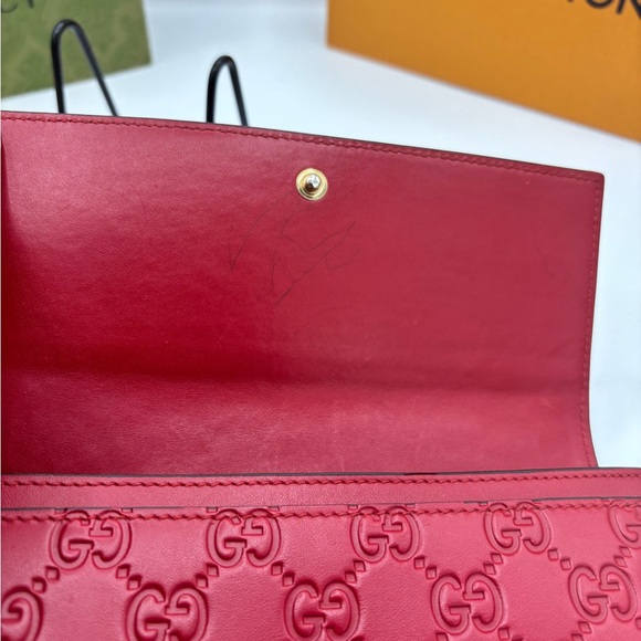Gucci Embossed Guccissima Motif Long Wallet - Picture 3 of 13